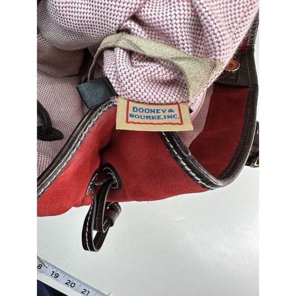 Dooney and Bourke Tote Red Soft Leather Shoulder HandBag - Picture 7 of 13